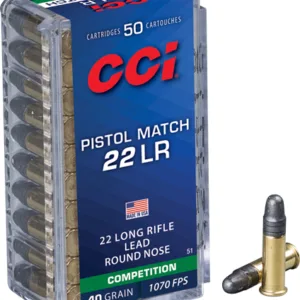 CCI PISTOL MATCH 22 LR 1070FPS