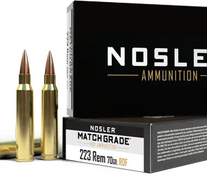 NOSLER MATCH GRADE 223REM 70GR