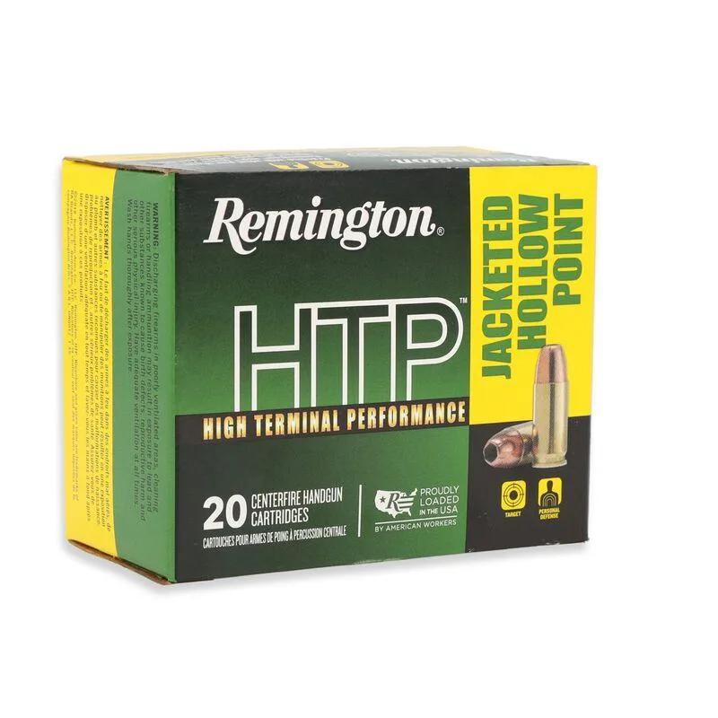 Remington .40 S&W 155gr JHP Brass – 20rd
