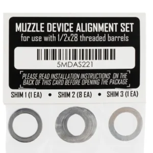 RUGGED SUPPRESSORS SHIM KIT 1/2X28