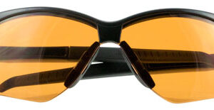 Walker's GWPSGLAMB Sport Glasses Crosshair Adult Amber Lens Polycarbonate Black Frame