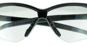 Walker's GWPSGLCLR Sport Glasses Crosshair Adult Clear Lens Polycarbonate Black Frame