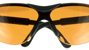 Walker's GWPXSGLAMB Sport Glasses Elite Adult Amber Lens Polycarbonate Black Frame