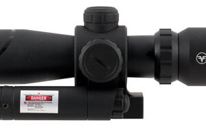 Firefield FF13063 Barrage w/Green Laser Matte Black 1.5-5x32mm Illuminated Red/Green Mil-Dot Reticle/Green Laser