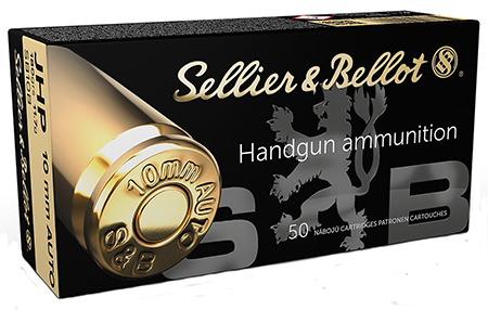 Sellier-Bellot 10mm Auto 180gr Brass – 50rd