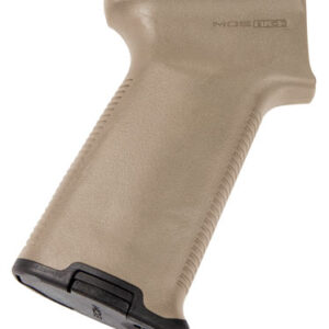 Magpul MAG537-FDE MOE+ Grip Flat Dark Earth Polymer with OverMolded Rubber for AK-47, AK-74