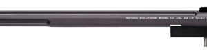 Tactical Solutions 1022TDGMG X-Ring Barrel 22 LR 16.50" Gunmetal Gray Finish  Aluminum Material Bull with Fluting, Threading & Sights for Ruger 10/22 Takedown