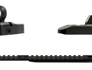 XS Sights ML10015 Marlin Optic Mounts & Ghost Ring WS Sight Sets  Black White Stripe Front, Ghost Rear for Marlin 1895