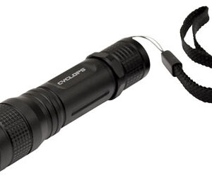 Cyclops CYCTF150 Tactical Flashlight  Black Anodized Aluminum White 150 Lumens Cree LED 75 Meters Range