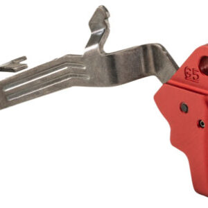 Apex Tactical 102151 Action Enhancement  Red Drop-In Trigger, Fits Compatible w/Gen5 Glock 17/19/19x/26/34/45