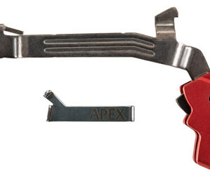 Apex Tactical 102156 Action Enhancement  Red Drop-in Trigger, Compatible w/Glock 17/19/19X/26/34/45 Gen5