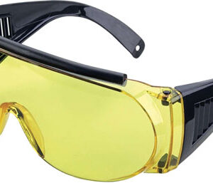 Allen 2170 Shooting & Safety Fit-Over Glasses Adult Yellow Lens Gray Frame