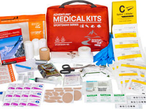 Adventure Medical Kits 01050400 Sportsman 400 Medical Kit Treats Injuries/Illnesses Waterproof Red