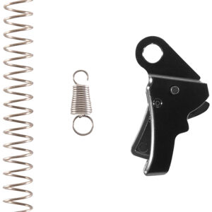 Apex Tactical 115112 Action Enhancement  Curved Trigger with 5-5.50 lbs Draw Weight & Black Finish for Springfield Hellcat
