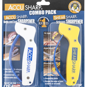 AccuSharp 012C ShearSharp Combo Diamond Tungsten Carbide Sharpener Combo