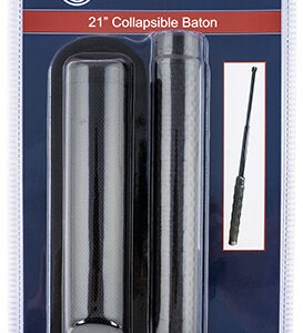 Smith & Wesson Knives SWBAT21HCP Smith & Wesson Collapsible Baton Black TPR Handle