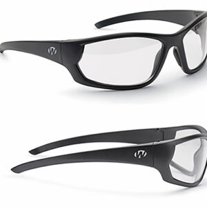 Walker's GWPIKNFF1CLR Ballistic Eyewear IKON Carbine Adult Clear Lens Matte Black Frame
