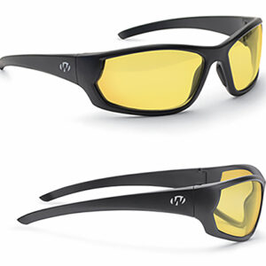 Walker's GWPIKNFF4AMB Ballistic Eyewear IKON Vector Adult Amber Lens Matte Black Frame