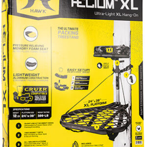 Hawk HWKHF2021 Helium XL Hang-On Gray Powder-Coating Aluminum 24" x 30"