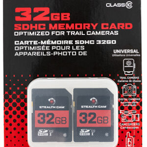Stealth Cam STC32GB2PK SD Memory Card  32GB 2 Per Pkg