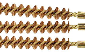 Tipton 868556 Bore Brush Set  30/32 Cal Rifle Firearm Brass Bronze Bristles 3 Per Pkg