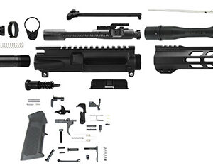 TacFire  AR Build Kit  5.56x45mm NATO 7.50" Barrel Black for AR Platform