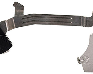 Timney Triggers ALPHAGLOCK34LRGSILVR Alpha Competition 45 ACP/10mm Auto, Silver Straight Trigger, Compatible w/Glock Gen3-4