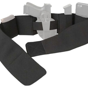 Blackhawk 60SB01BK Stache N.A.C.H.O. Belly Band Small Black Elastic Handgun