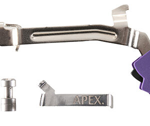 Apex Tactical 102P165 Action Enhancement  Slim Purple Drop-In Compatible w/Glock Gen3-4 17/19/22-27/31/32/33/34/35