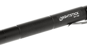 Nightstick MT100 MT-100 Mini-TAC Black Anodized Hardcoat Aluminum White LED 100 Lumens 44 Meters Range