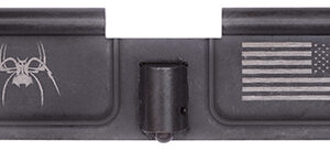 Spikes SED7010 Ejection Port Door Spider and Flag AR-15 Black Phosphate Steel