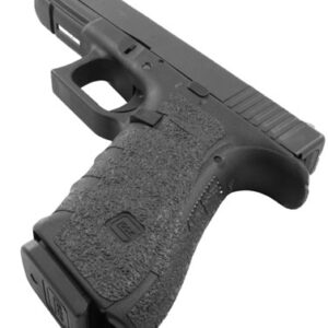 Talon Grips 113R Adhesive Grip  Compatible w/ Glock 17/22/24/31/34/35/37 Gen4 w/No Backstrap, Black Textured Rubber