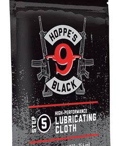 Hoppe's HBLC Black Lube Cloth Treated with Hoppe's Black Oil   11" x 14" Resealable Bag
