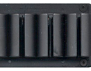 TacStar 1081168 SideSaddle  Rem 870, 1100, 1187 12 Gauge 4 Black Polymer w/Aluminum Mounting Plate