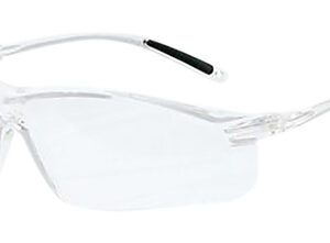 Howard Leight R01636 Uvex A700 Shooting Glasses Adult Clear Lens Polycarbonate Scratch Resistant Clear Frame