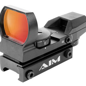 Aim Sports RT401 Reflex Classic Edition Matte Black 1x34mm Red Illuminated  Multi Reticle