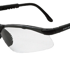 Radians RV0110CS Revelation Shooting Glasses Adult Clear Lens Anti-Fog Black Frame