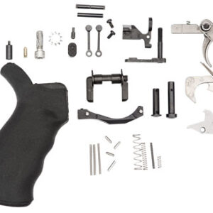 Spikes SLPK301 Lower Parts Kit Enhanced Black Aluminum AR-Platform