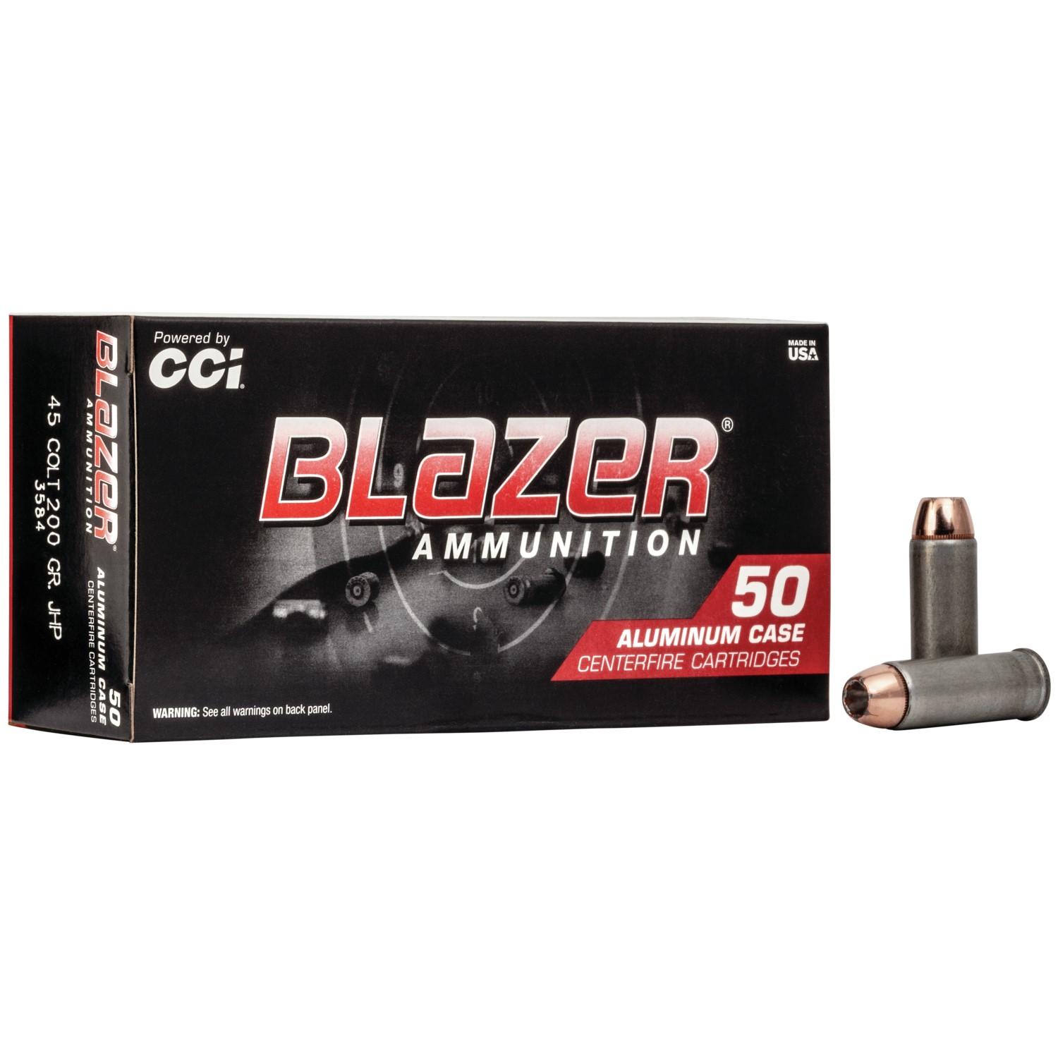 Blazer .45 ACP 200gr JHP Aluminum – 50rd