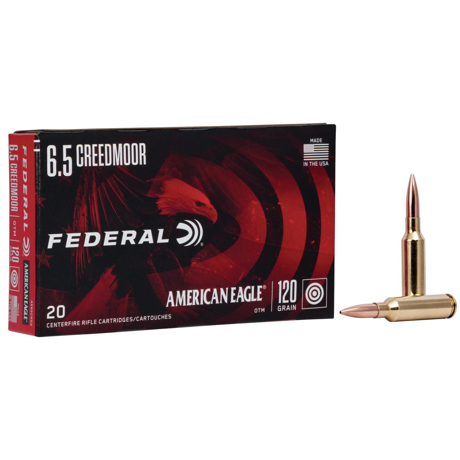 Federal 6.5 Creedmoor 120gr OTM Brass – 20rd