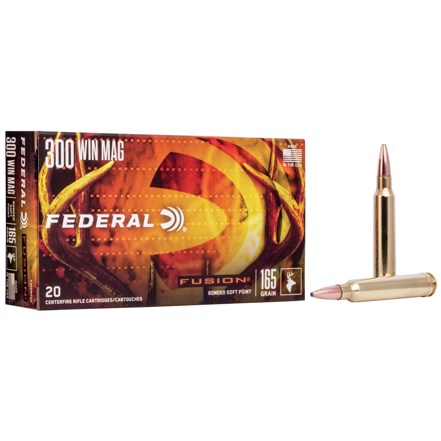 Federal .300 Win Mag 165gr Brass – 20rd