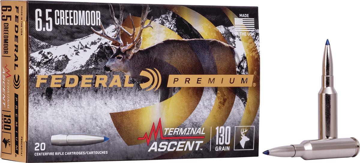 Federal 6.5 Creedmoor 130gr BONDED Nickel-Plated Brass – 20rd