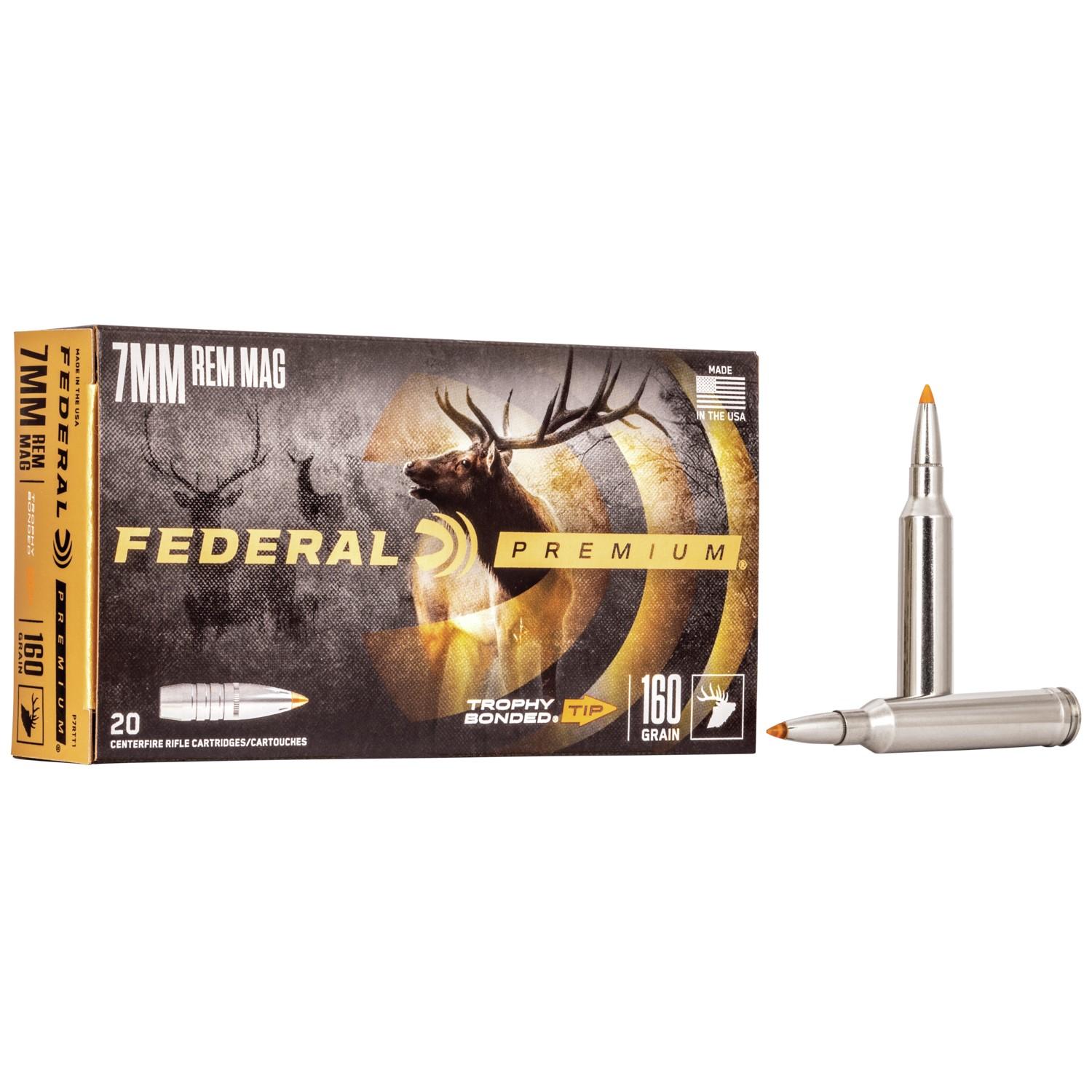 7mm Rem Mag 160gr BONDED Brass – 20rd