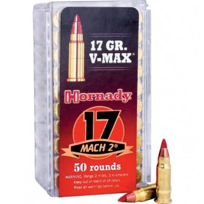 Hornady .17 Mach 2 17gr V-MAX Brass – 50rd