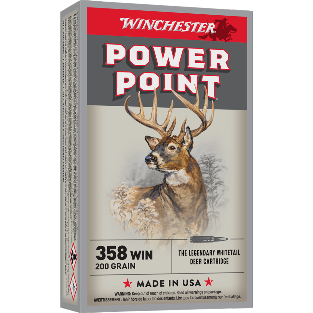 Winchester .358 Winchester 200gr JSP Brass – 20rd