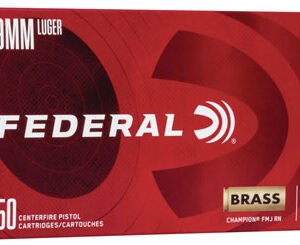FEDERAL 9MM LUGER 115GR FMJ
