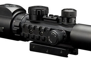 Konus 7170 KonusPro AS-34 Matte Black 2-6x28mm 34mm Tube Dual Illuminated Green/Red Engraved Mil-Dot Reticle Features Bubble Level
