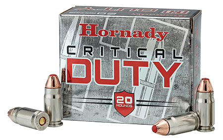Hornady 9mm Luger 124gr CRITICAL DUTY Nickel – 25rd