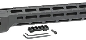 Midwest Industries MICRPC9X Combat  Ruger PC9 M-Lok Handguard Black Hardcoat Anodized 6061-T6 Aluminum 14"