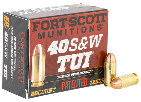 Fort-Scott .40 S&W 125gr Brass – 20rd